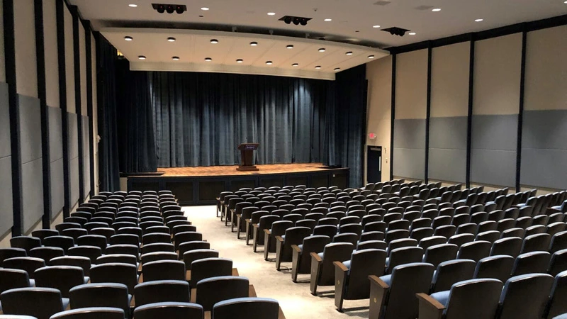 Large Auditorium with podium on stage