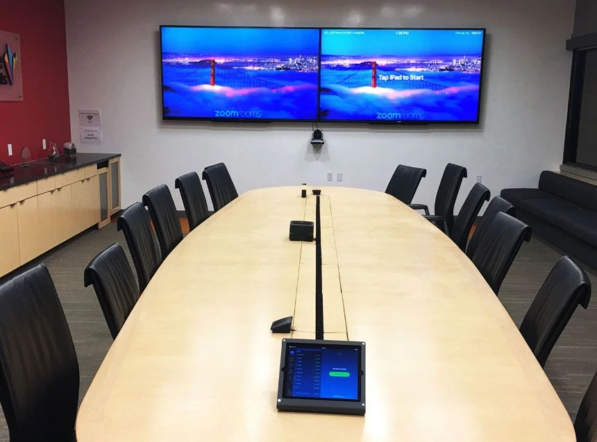 Zoom Conference room with AV control system